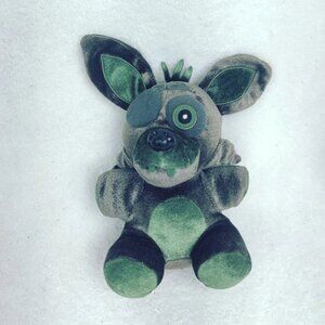 FNAF Five Nights At Freddy's Phantom Foxy Green Gray Funko Plush No Tag